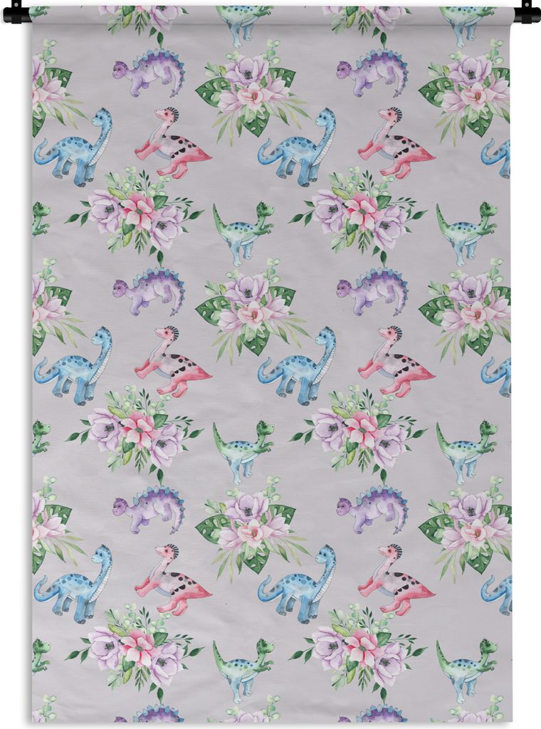 MuchoWow® Wandteppich Wandbehang Kinderzimmer - Blumen - Produktbild 