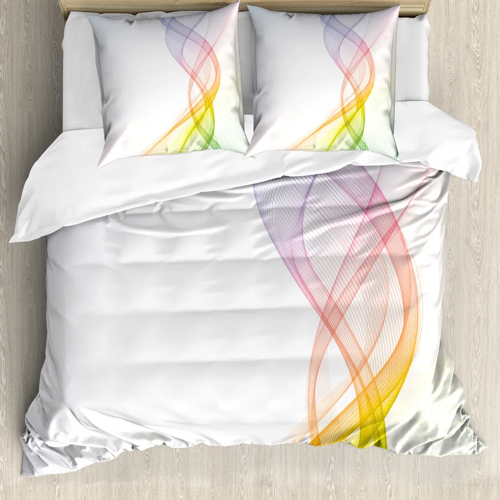 Copripiumino ABAKUHAUS Arcobaleno 200x200 - Set Letto Antiacaro Moderno