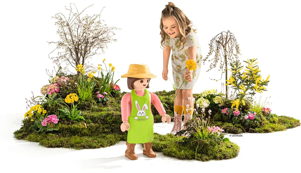 PLAYMOBIL LECHUZA 19065 Mega Figure Hannah Édition Pâques de 63 cm