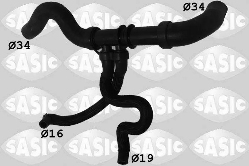 Durite de radiateur moteur SASIC 3404101 pour Scenic et Megane Renault