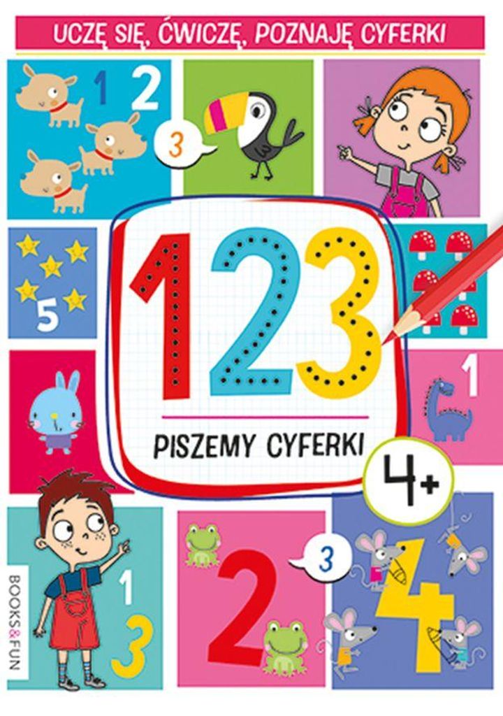 123. Piszemy cyferki 4+