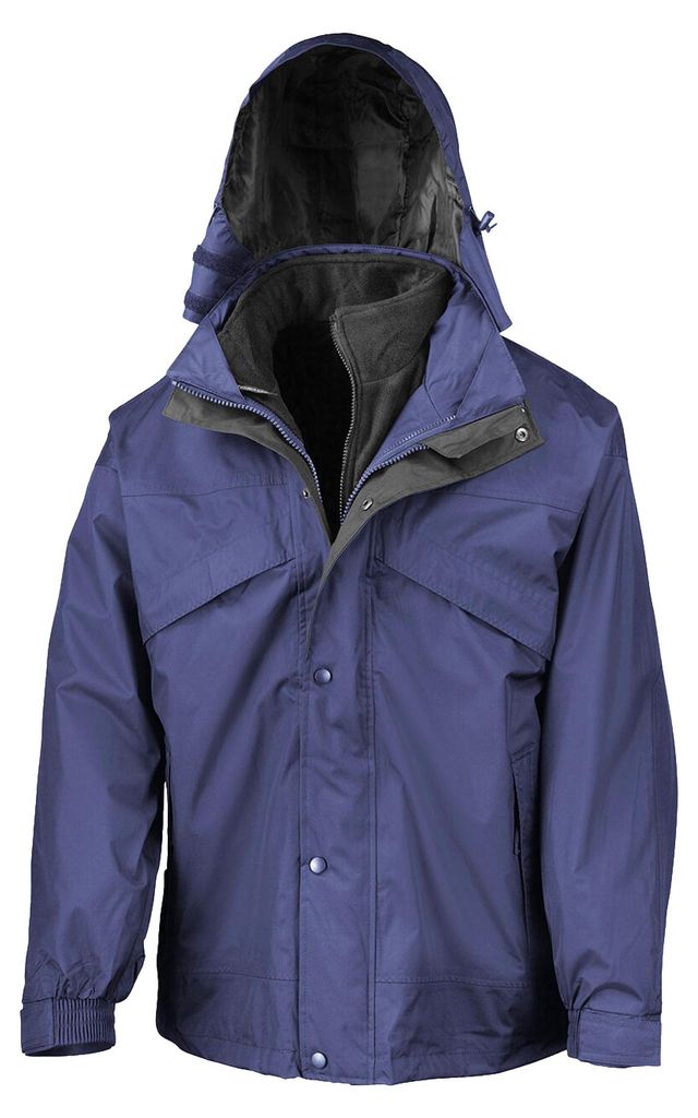 Result Core - Fleecejacke 3 in 1 für Herren/Damen Uni FK3277 (M) (Königsblau)
