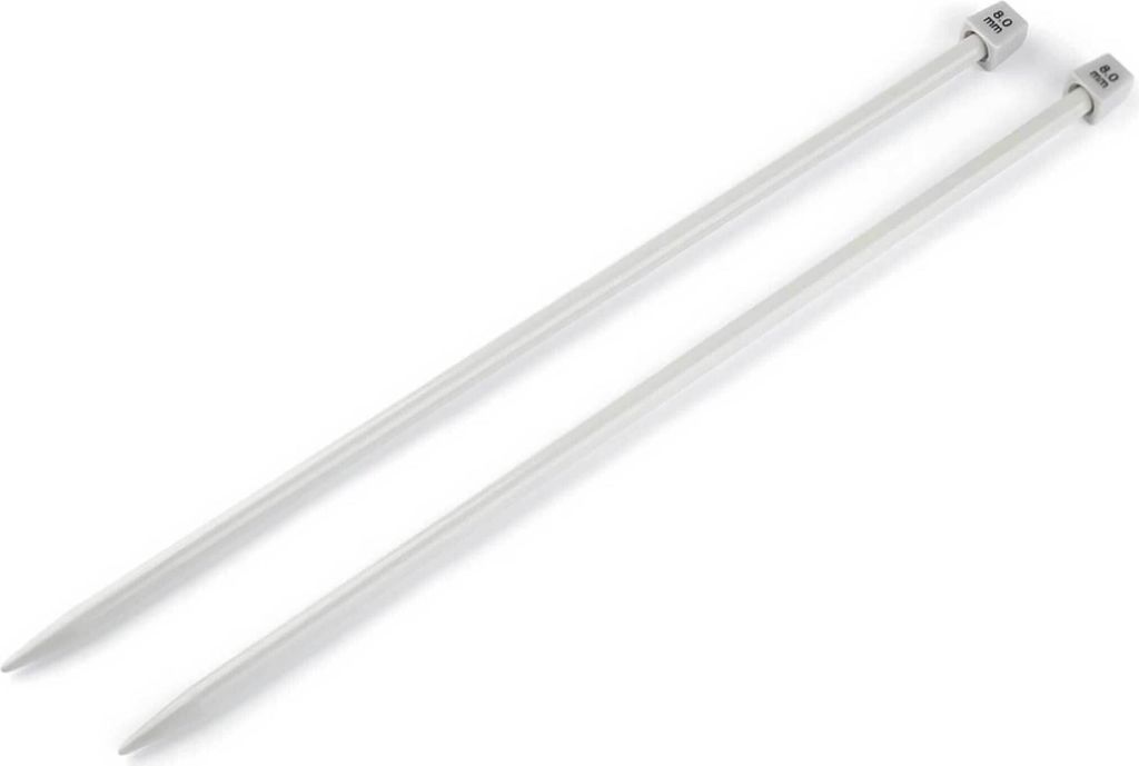 Stricknadeln Aluminium gerade 35cm Stärke 2-10 mm 1 Paar