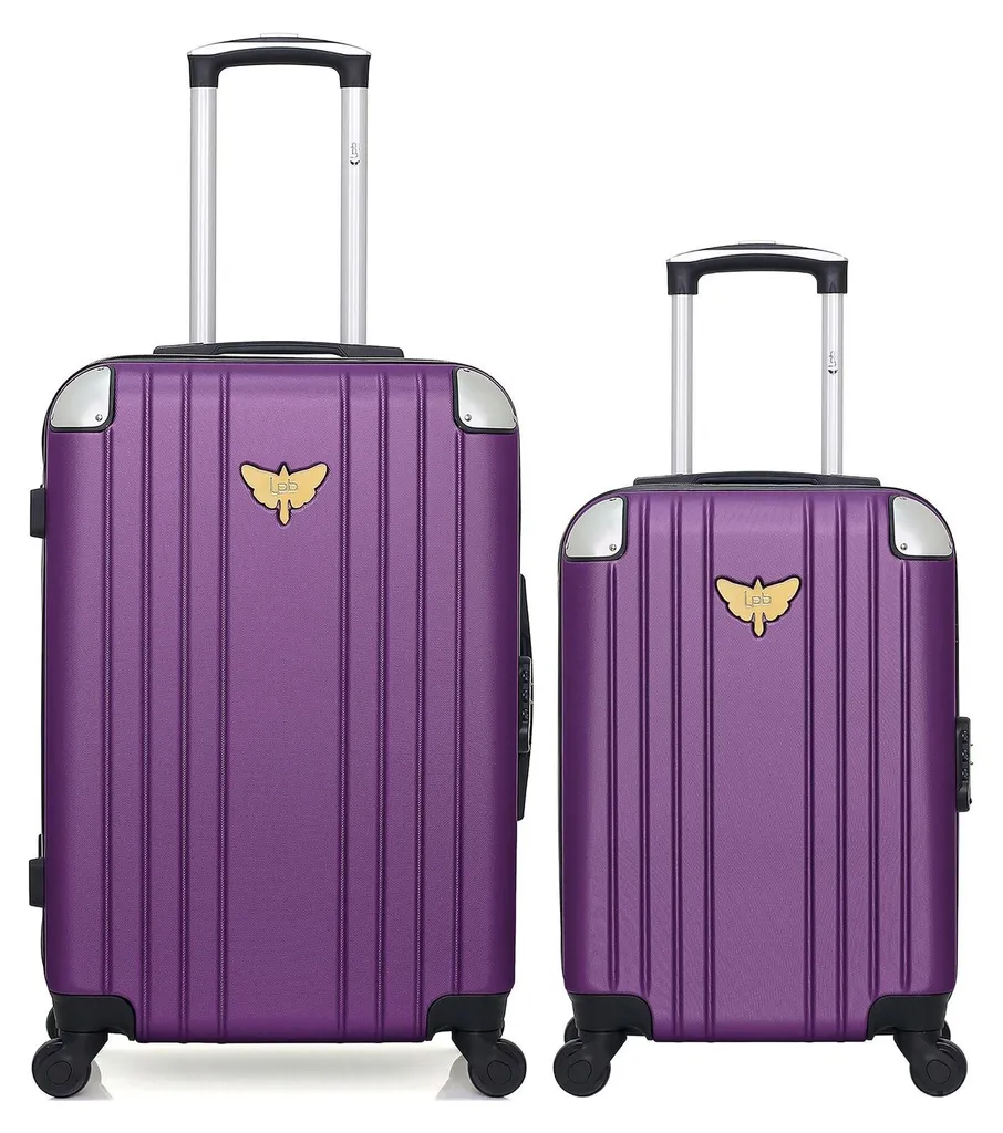 Valise cabine XS et weekend AMELIE LPB LUGGAGE à 4 roues pivotantes