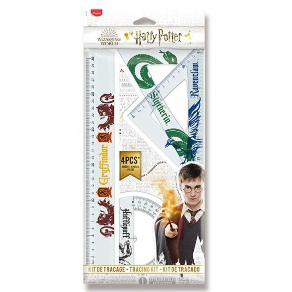 Maped 981765, Ruler, Úhloměr, Trojúhelník, 4 kusů, Obrázek produktu 