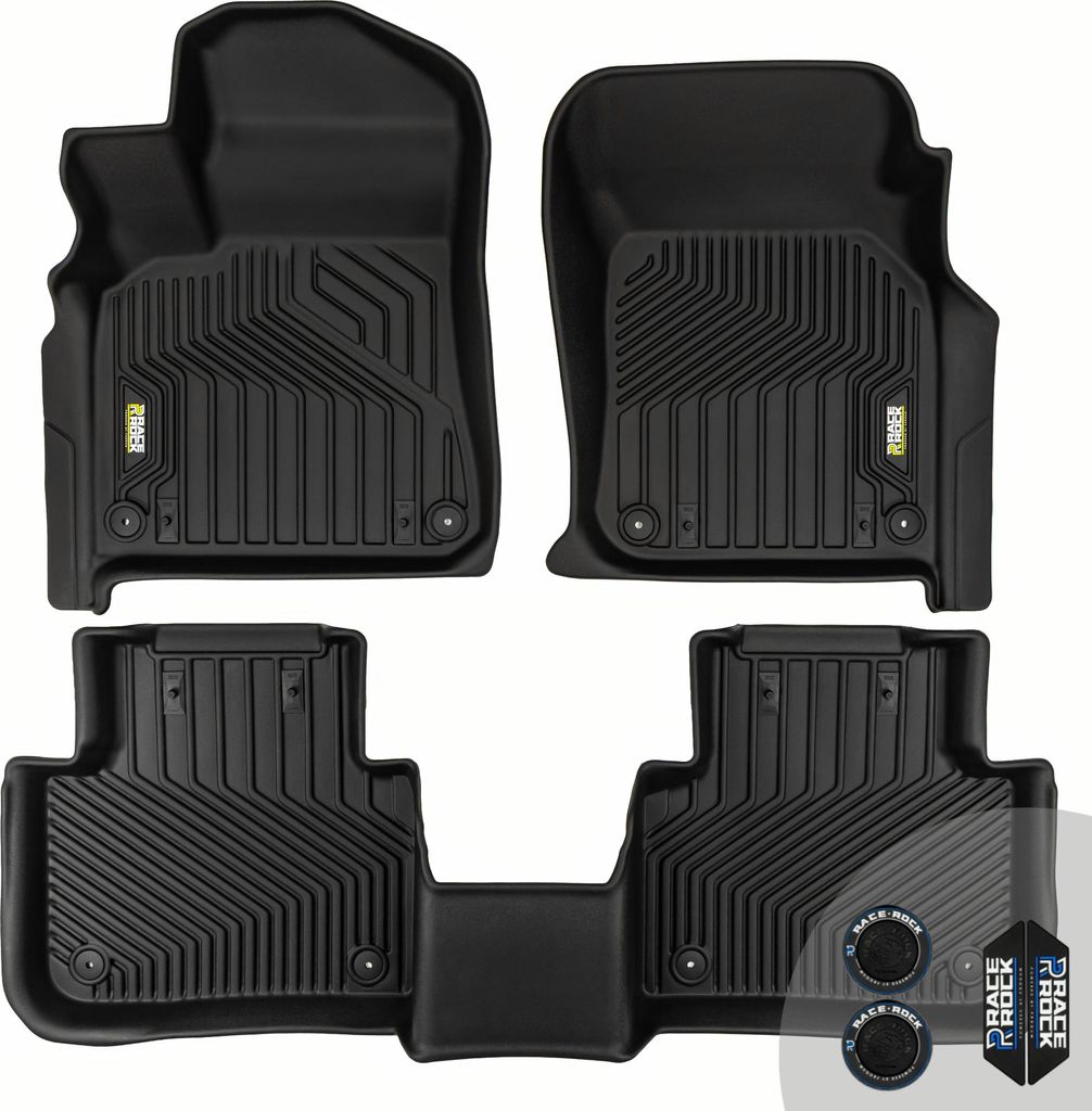 FROGUM Race Rock Autofussmatten 2in1 TPE + Velours für Porsche Cayenne III ab 2017, für Volkswagen Touareg III ab 2018