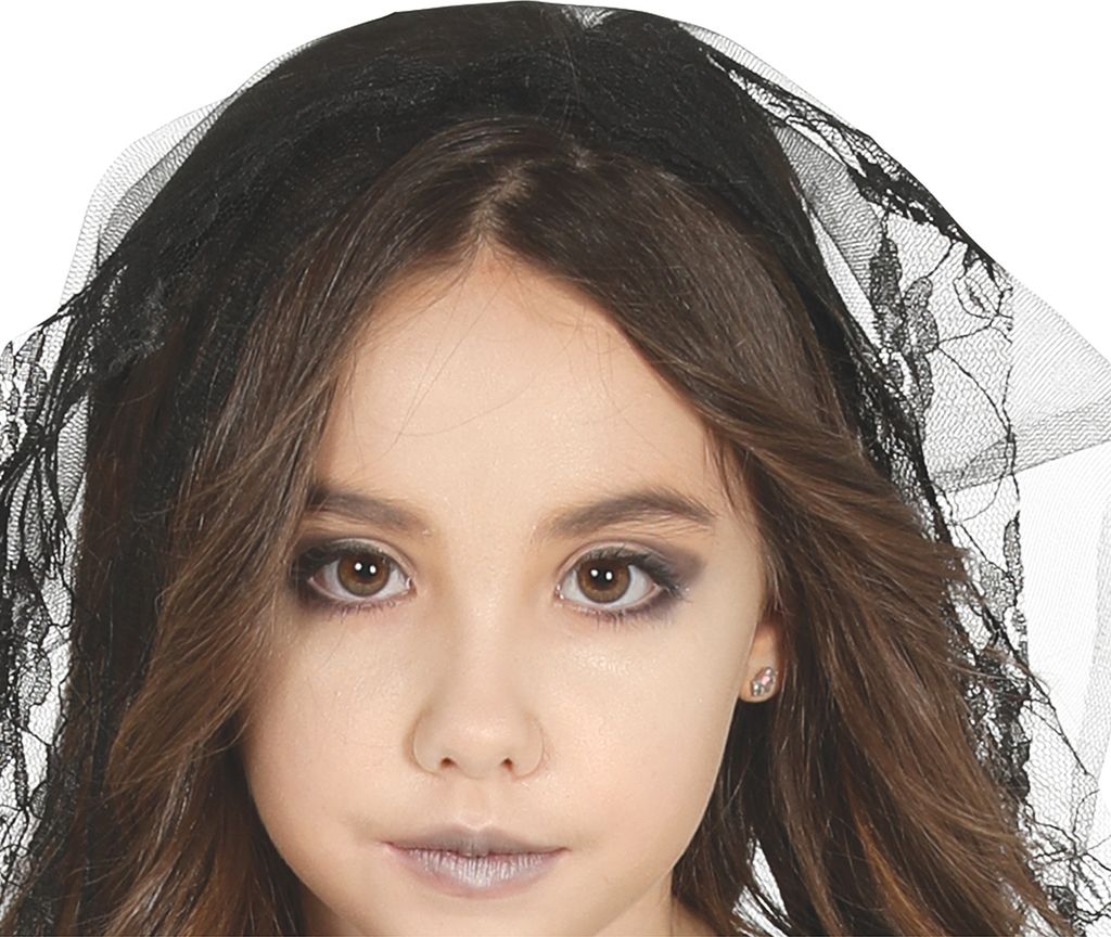 Gespenst Mädchen Schleier Kleid, Größe: 10 - 12 Jahre Produktbild 3