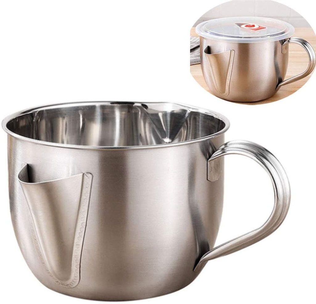 Fetttrenner für Soßen Sauciere Edelstahl Fetttrennkanne Produktbild 
