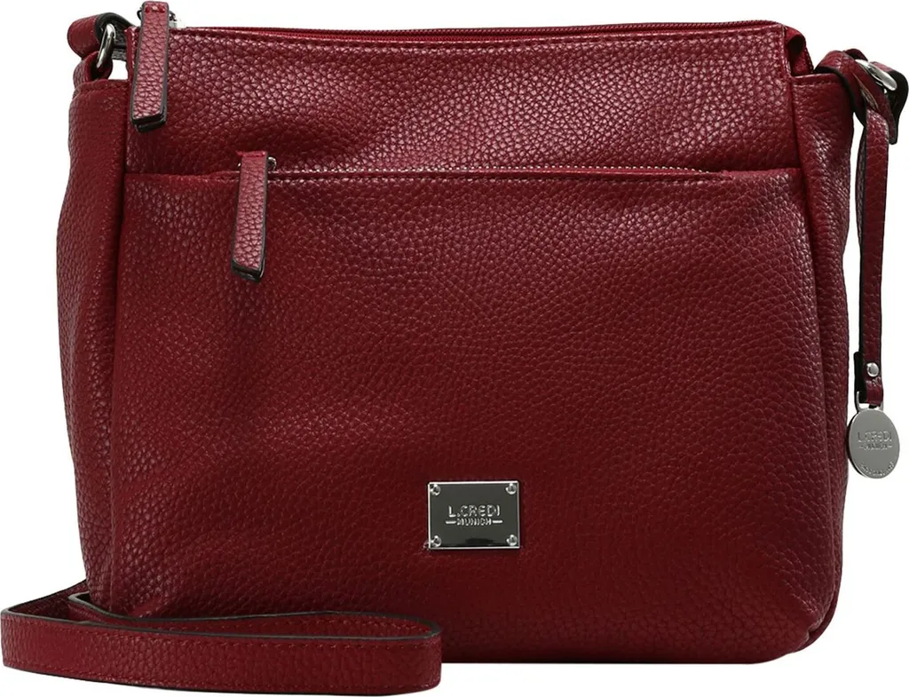 L.CREDI Budapest Crossbody Bag Rosso - Borsa Professionale da Donna