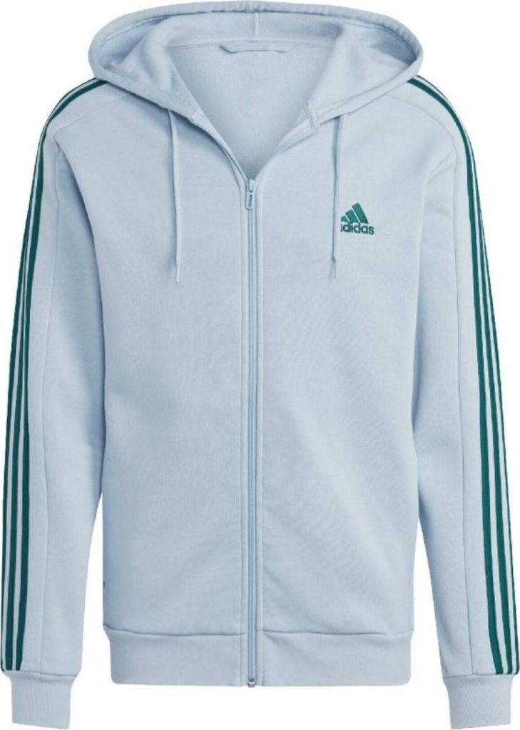 Felpa adidas Essentials Fleece 3-Stripes Full-Zip M IJ8932 Pullunder adidas Größe: S,