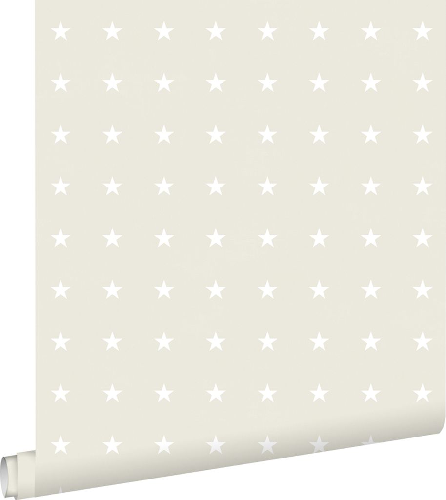 ESTAhome Tapete Sterne Beige 53 cm x 10.05 m