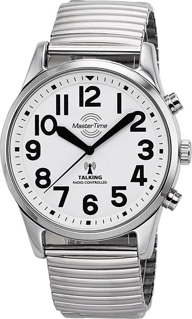 Master Time MTGA-10691-61M Sprechende Funk Herrenuhr mit Zugband 1
