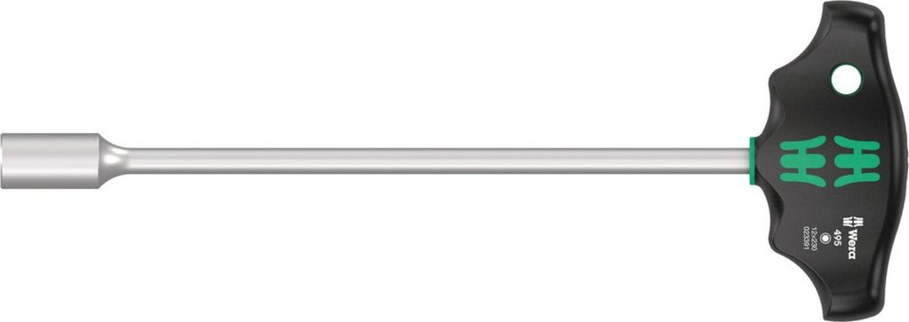 Wera 495 - Ratschenschlüssel - 1 Stück(e) - Schwarz - Silber - 9,9 cm - 23 cm - T-Griff