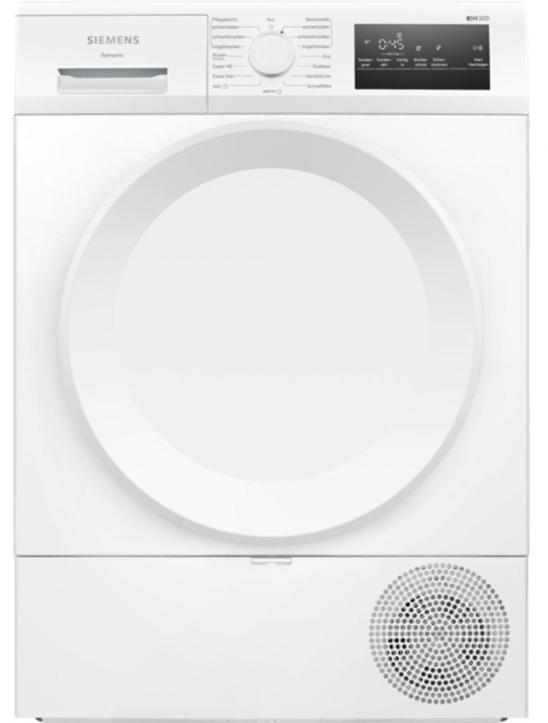 Siemens iQ300 WT43HV04, Freistehend, Frontlader, Produktbild 