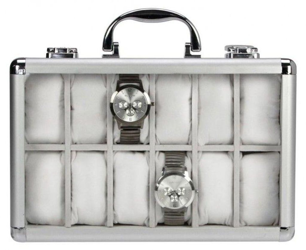 SAFE 265-2 ALU Uhrenaufbewahrungsbox Herren für 12 Produktbild 