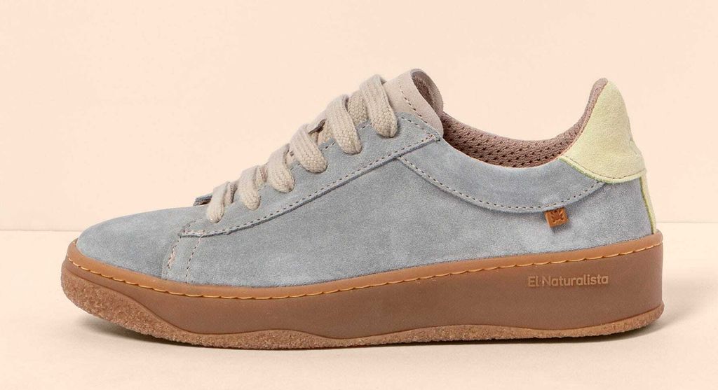 El Naturalista Schuhe Uni N5848 SILK SUEDE BLUE/ GEO Farbe Blau
