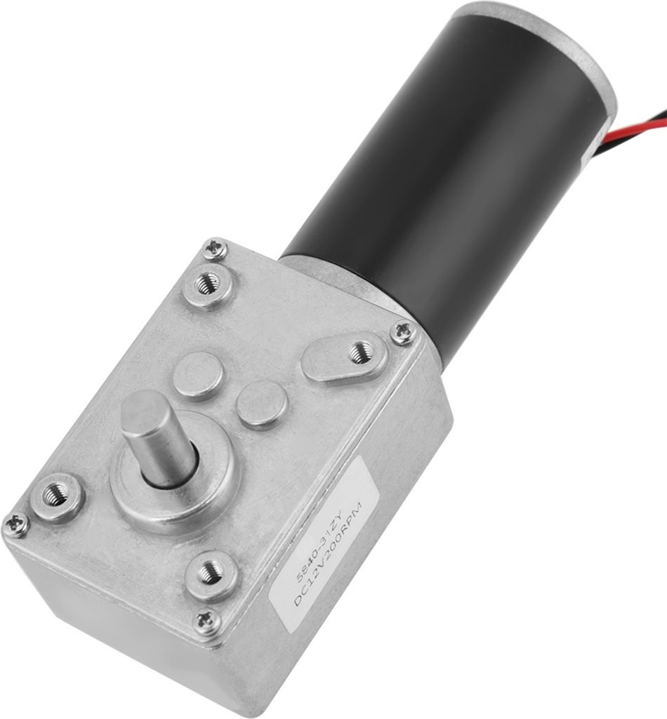 Silnik przekładniowy DC 12V 200 RPM Turbo Wurm z magnesami Zdjęcie produktu 