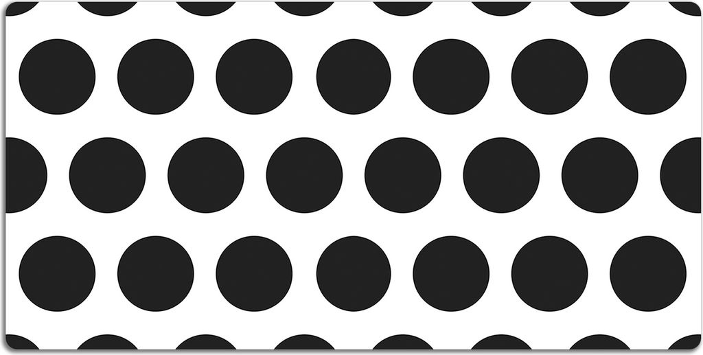 Schreibtischmatte Tischunterlage 100x50 cm Mauspad - Muster in Punkten