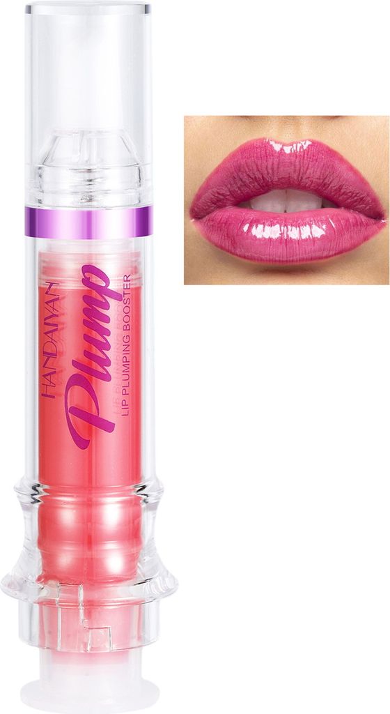 Lip Plumping Gloss, schnelltrocknender Spiegel-Lippenglanz, lang anhaltende Feuchtigkeitsversorgung, feuchtigkeitsspendendes Lip Glow Oil Makeup, L...