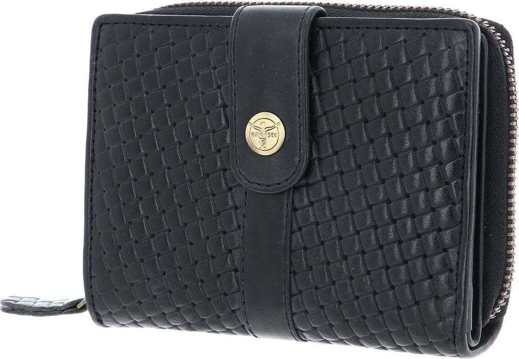 CHIEMSEE Antwerp Wallet Black - Portafoglio Uomo Donna Pelle Compatto
