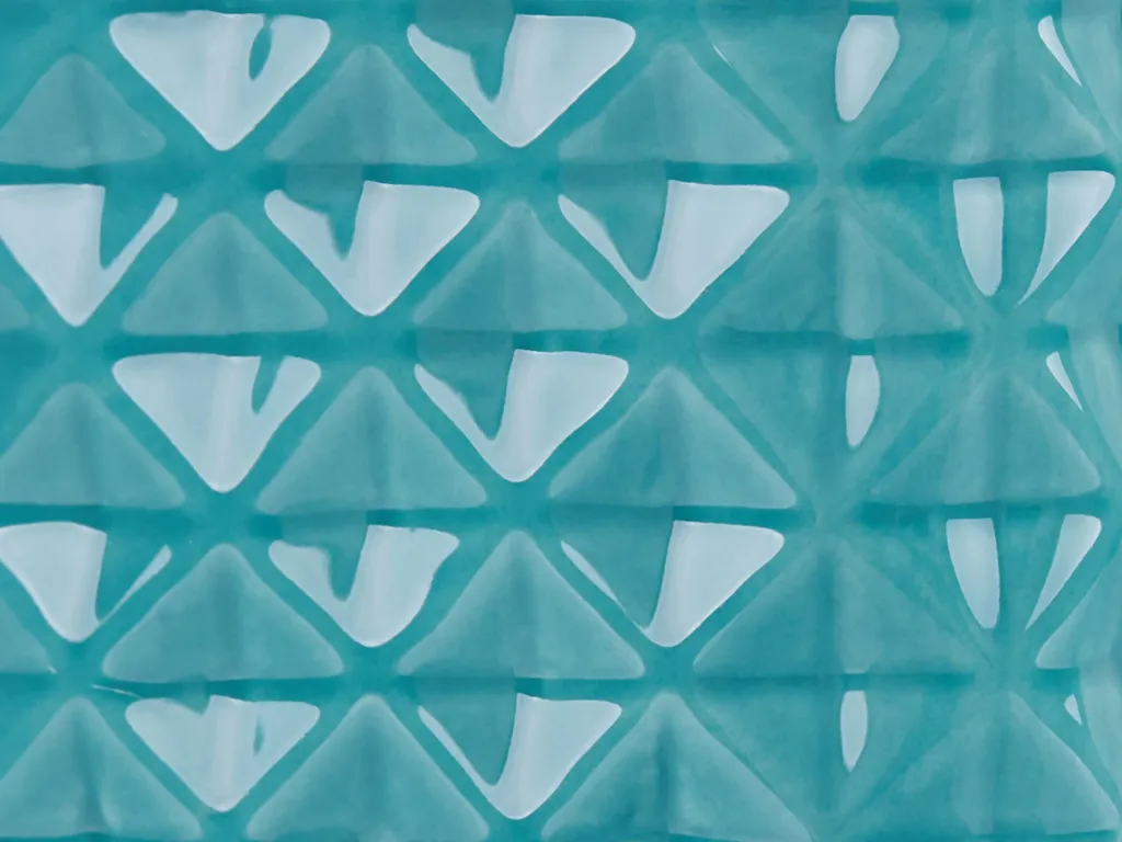 Beliani Ensemble Accessoires Salle de Bain Turquoise - Set de 3 Pièces - 8