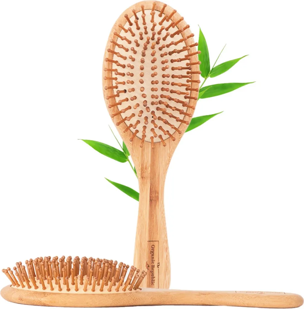 Spazzola Massaggiante in Bambù 1 pz - Rituale di Bellezza Naturale