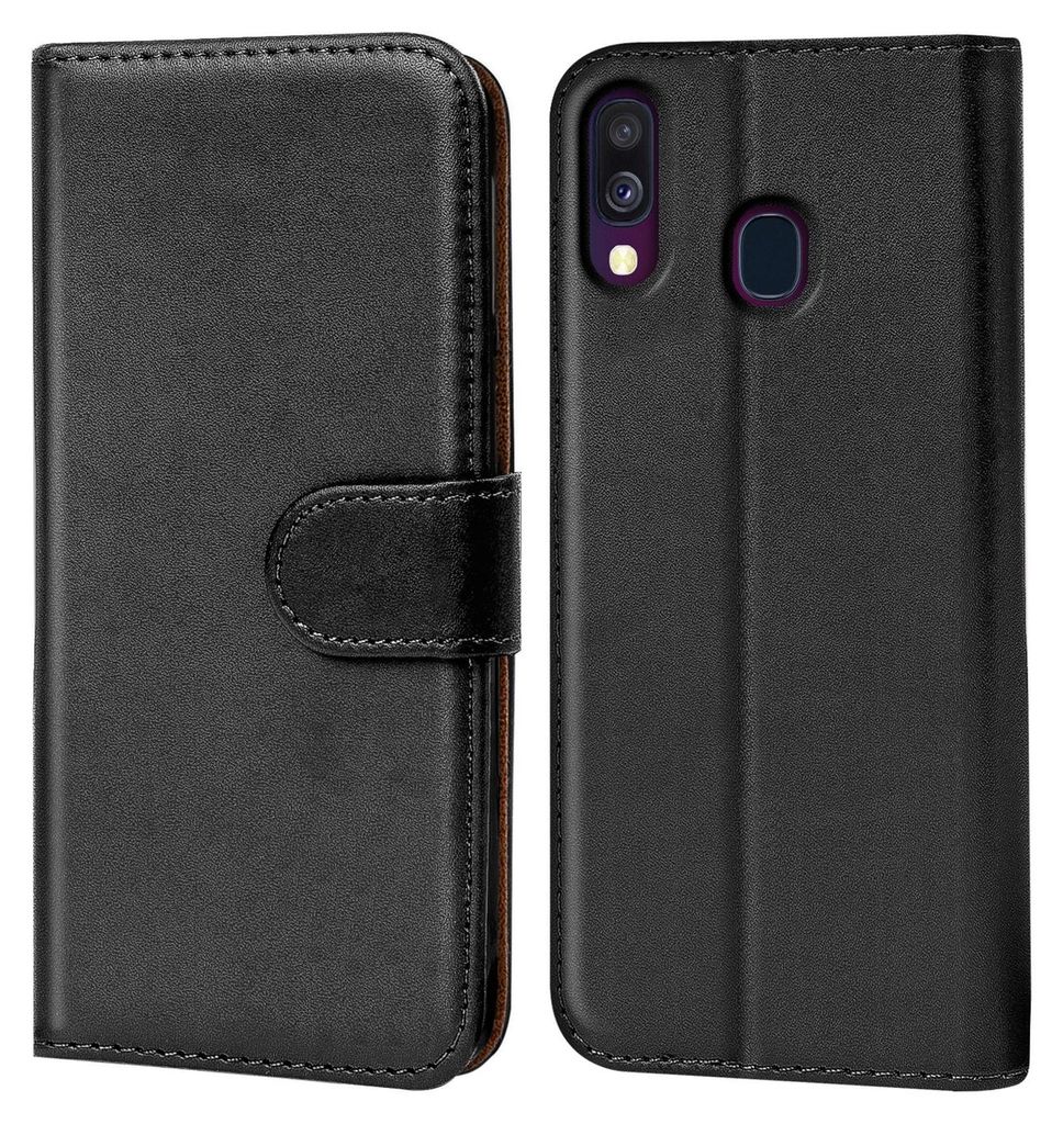 Book Case für Samsung Galaxy A40 Hülle Tasche Flip Cover Produktbild 