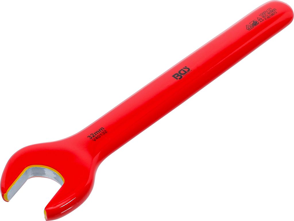 BGS 71082 VDE-Einmaulschlüssel, SW 32 mm