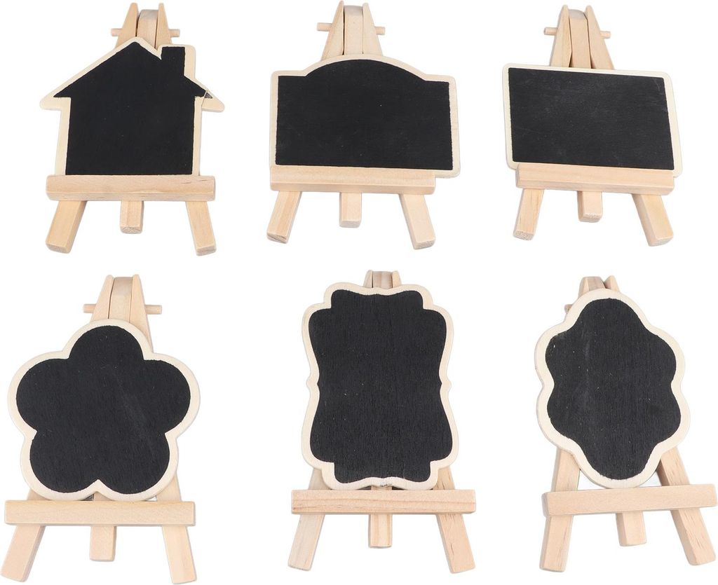 Holzhalkplatten rustikaler Vintage doppelseitig Desktop Tafel Schild für Home Restaurant Café Shop