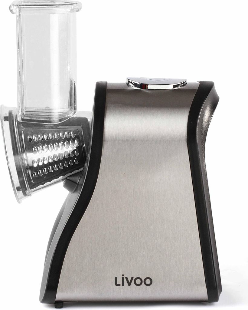 Livoo DOP192, Elektrische Reibe, Schwarz, Edelstahl, Produktbild 