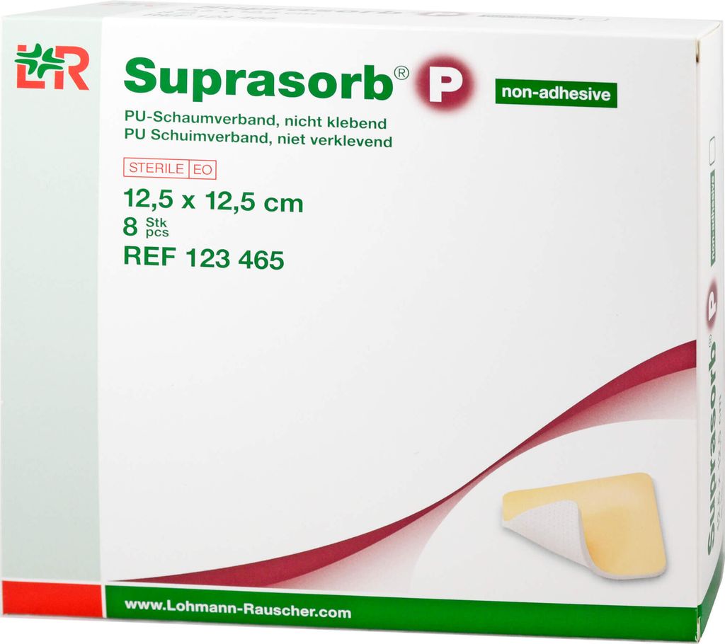 Suprasorb P PolyurethanSchaum 12,5x12,5cm nicht klebend, 8 Produktbild 
