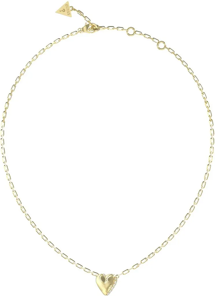 Collana Guess da donna con cuore d'oro 46 cm