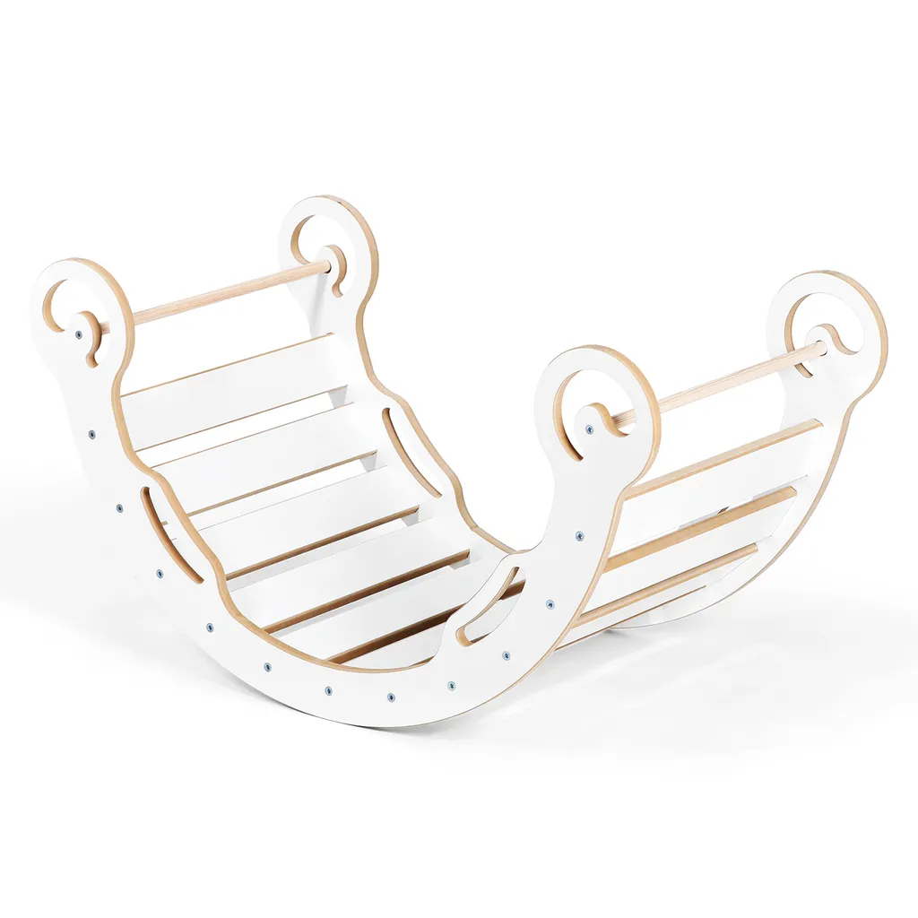 Arco Leo XL Montessori Bianco - Struttura Arrampicata Design d'Interni