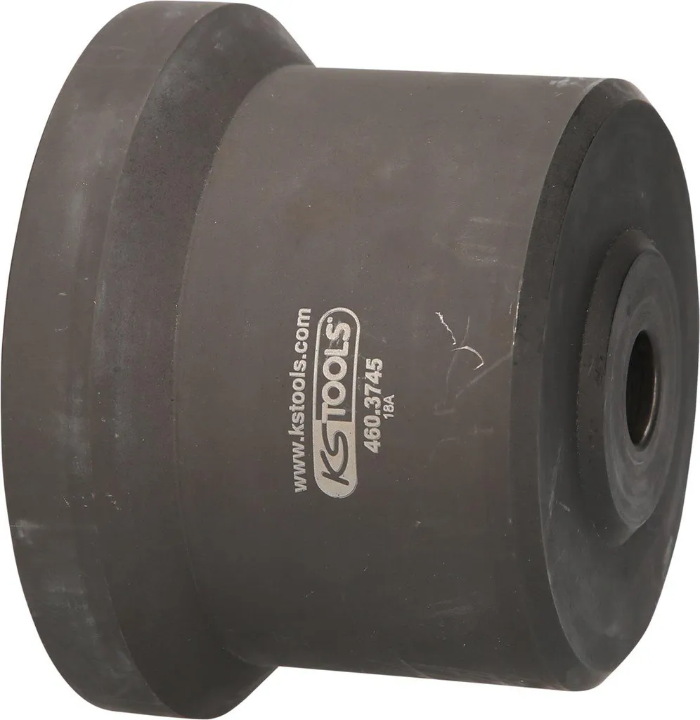 Cloche rétractable ajustable Ø108 mm en caoutchouc robuste noir EPDM