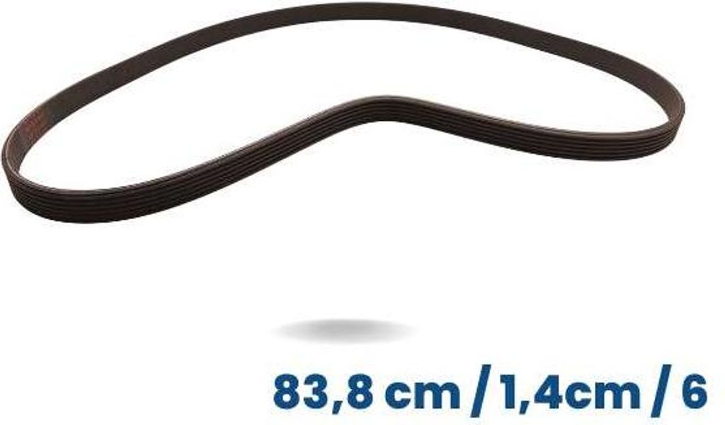 Schwarzer Auswuchtgerät Riemen 83,8cm 6R/5N