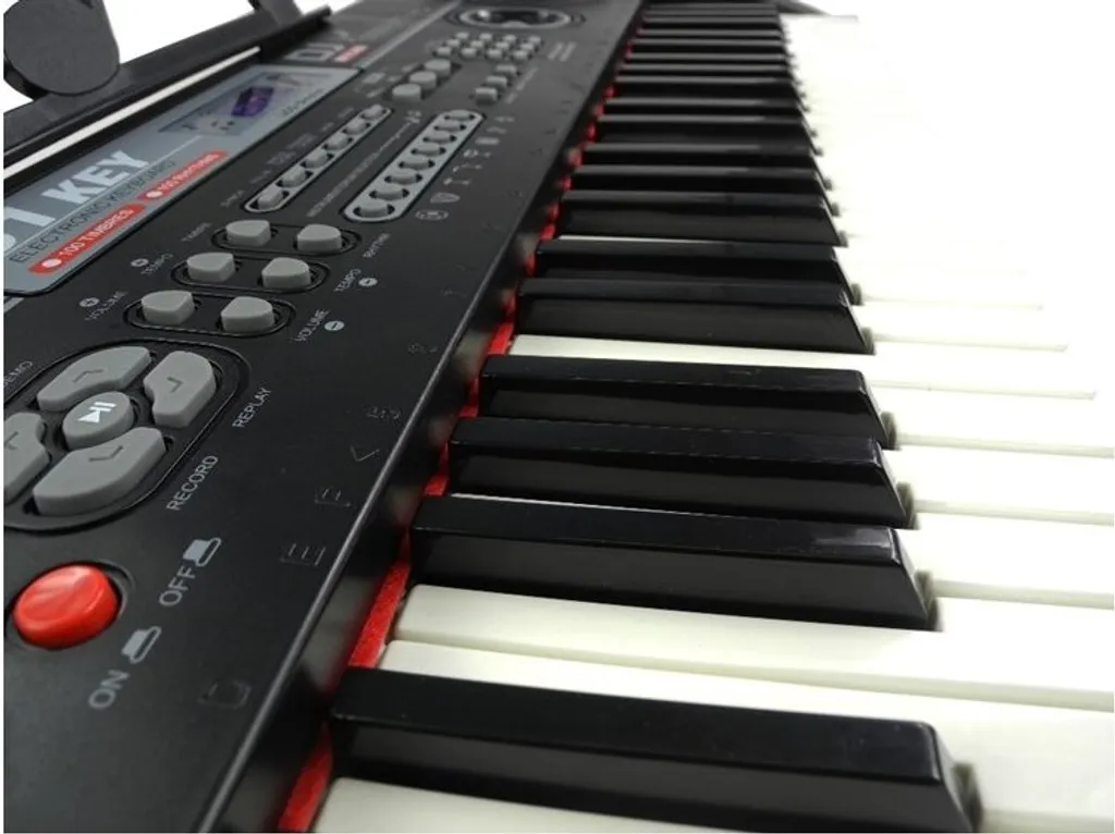 Orgue à clavier 328-06 multifonction avec micro et secteur noir - 3