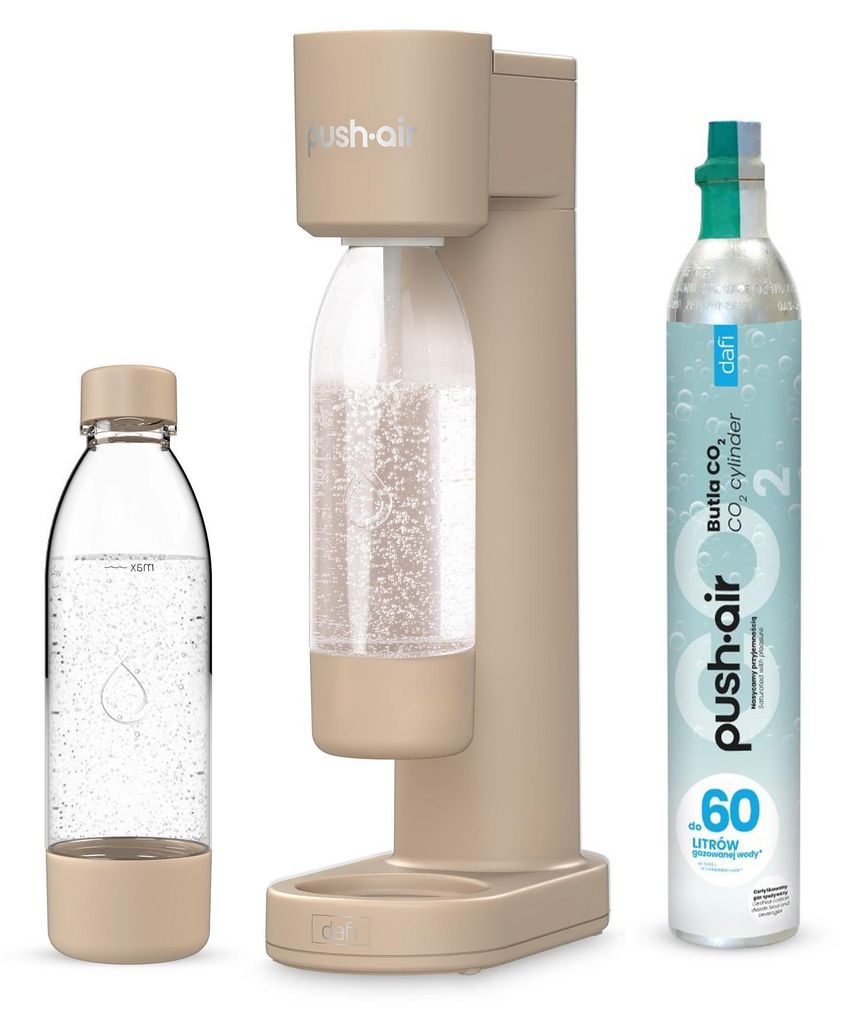 DAFI Wassersprudler Pushair inkl. 1 Co2 Zylinder und 2x Produktbild 