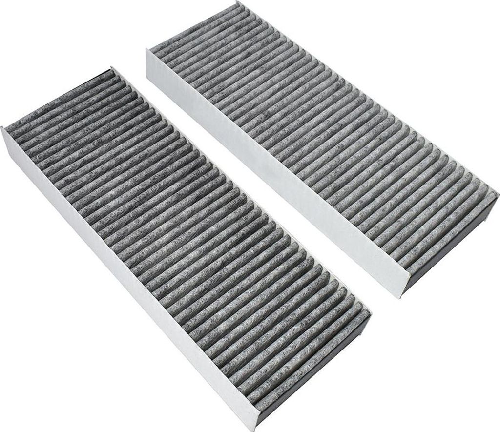 AllSpares Aktivkohlefilter-Set BAKFS geeignet für Bora Basic, BHU / BIU / BFIU / GP4, 2 Stück (Anti-Fischgeruch)