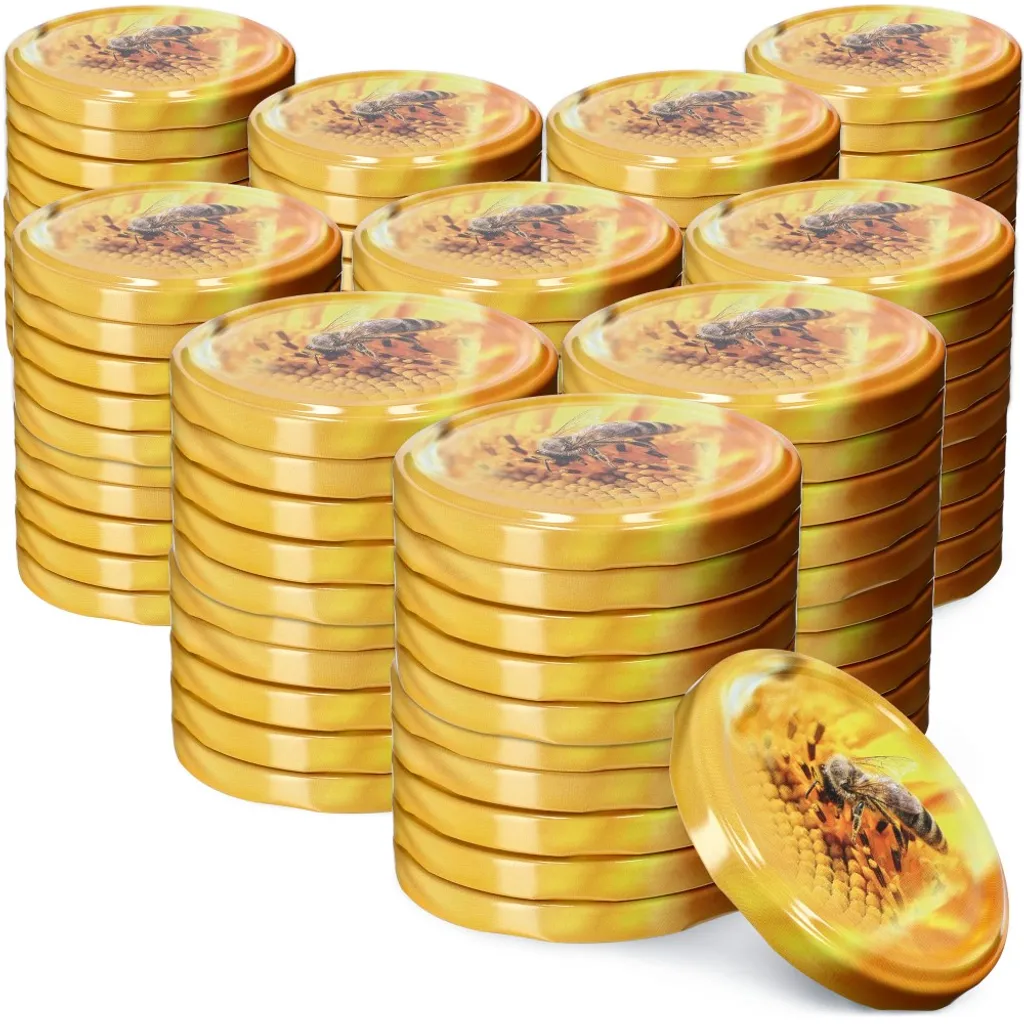 Coperchi Metallo 82mm KADAX Virbo 100pz Chiusura Ermetica 6 Denti