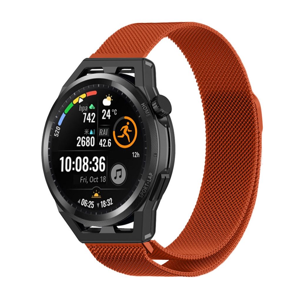 Strap-It Huawei Watch GT Runner Milanese Armband (Orange)