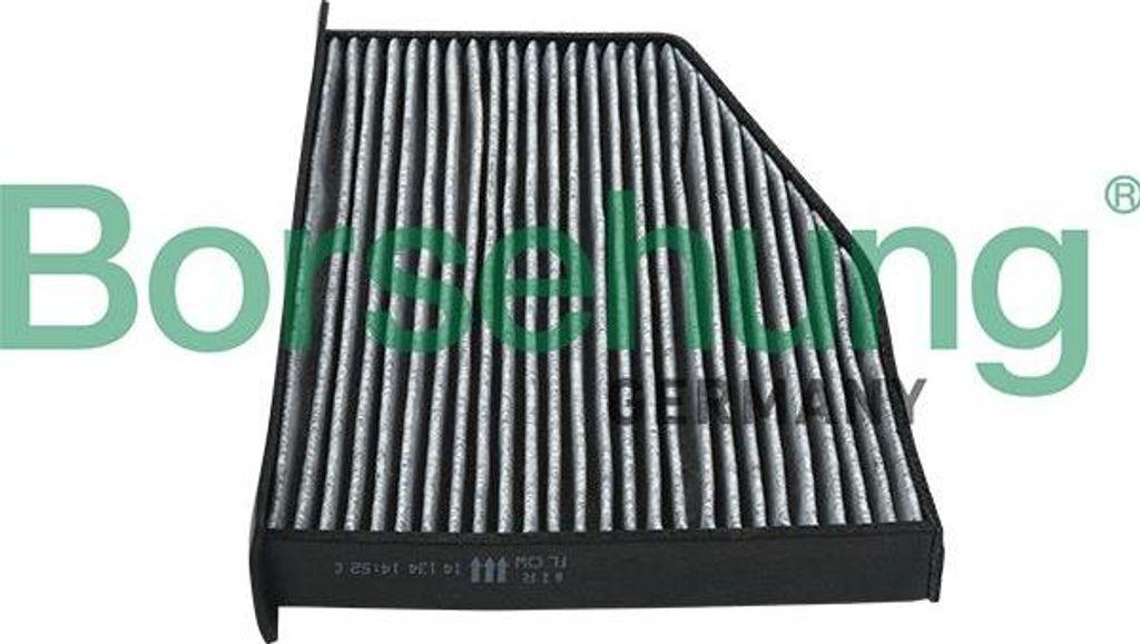 Borsehung B18016 Innenraumluftfilter OE 1K1819653A kompatibel mit A3 8P, Q3, TT, Alhambra, Altea, Altea XL, Leon, Octavia, Superb, Yeti, Beetle, Ca...