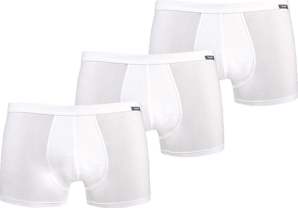 Teyli 3er Pack: Boxershorts aus Baumwolle für Männer Levi Male 801-3 weiß 3XL