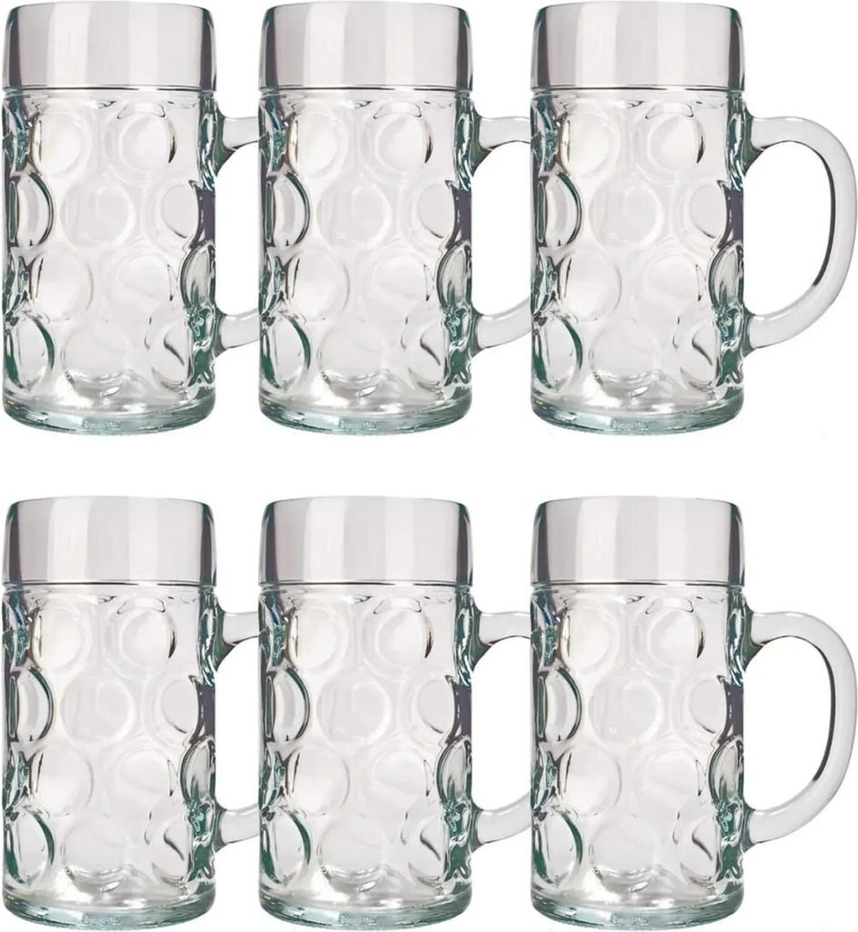 Bierglas, Bierkrug, Maßkrug, Bierseidel 6er Set Biergläser, Produktbild 