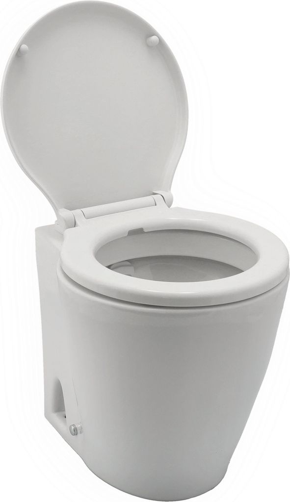 elegante elektrische Bootstoilette Marine Toilette Camping Produktbild 