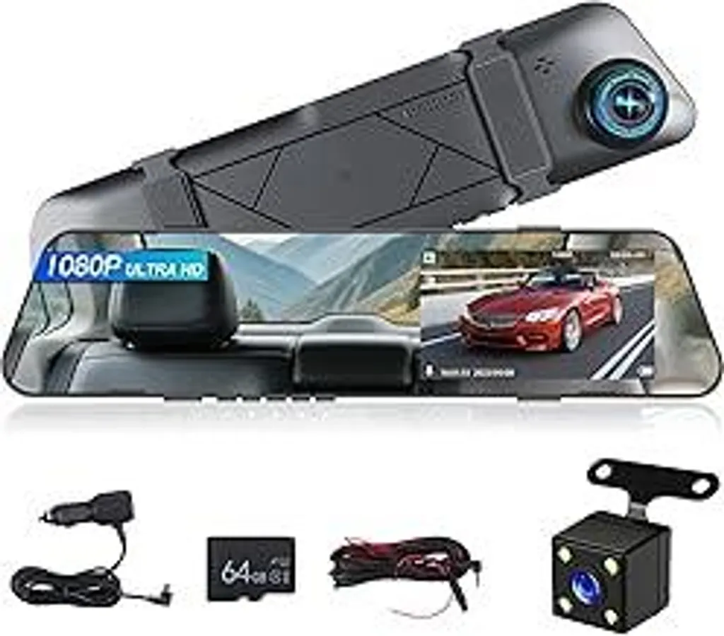Specchietto Dashcam NHOPEEW 1080P: Tecnologia Smart per la tua Auto