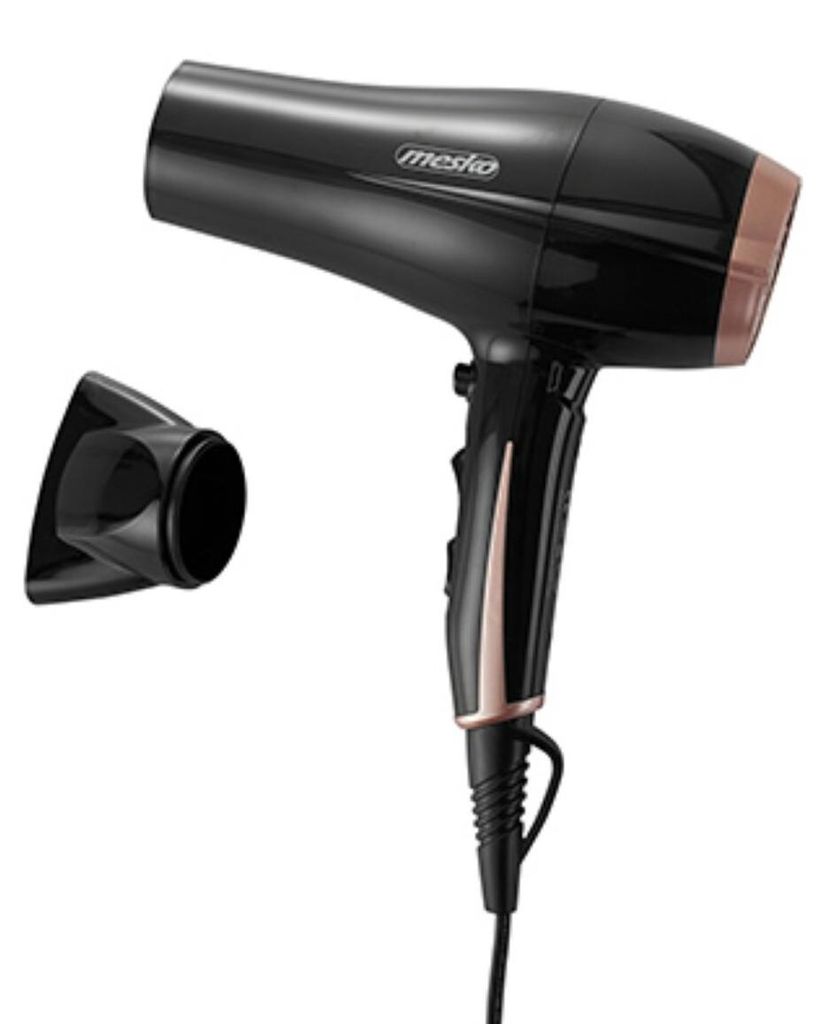 Mesko Home MS 2249 asciugacapelli 2000 W Nero, Rosa Immagine del prodotto 