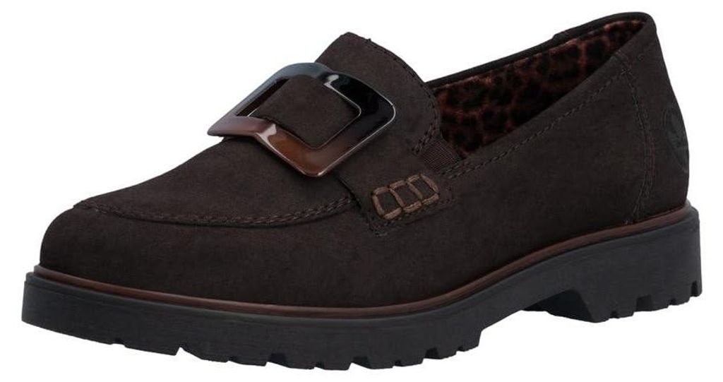 Rieker slippers, bruin Productafbeelding 