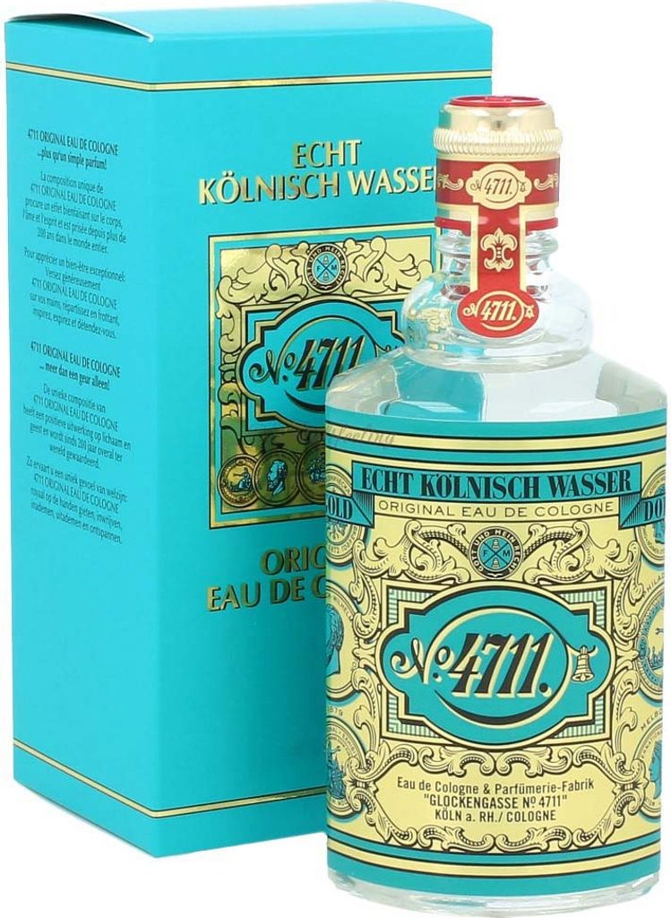 A bottle of 4711 Original Eau de Cologne and its packaging.