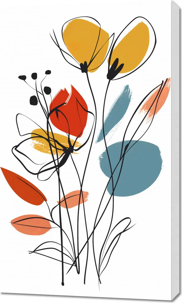Image Jardin en été 60x100 cm - Couleurs vives et haute définition
