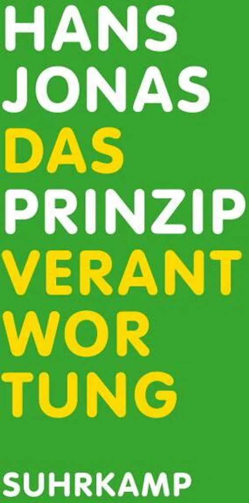 Das Prinzip Verantwortung de Hans Jonas - Édition reliée philosophie